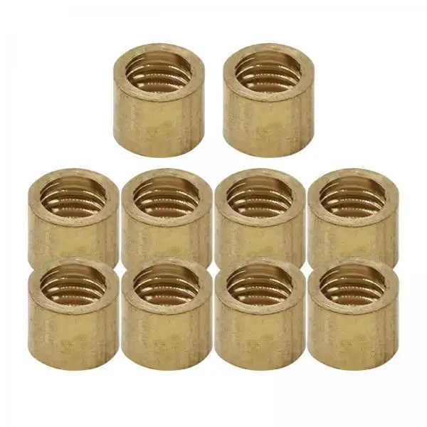 

6x 10 штук медных наконечников для бильярдных киев, наконечники для снукерных и пул-кейсов, для самостоятельного изготовления бильярдных аксессуаров