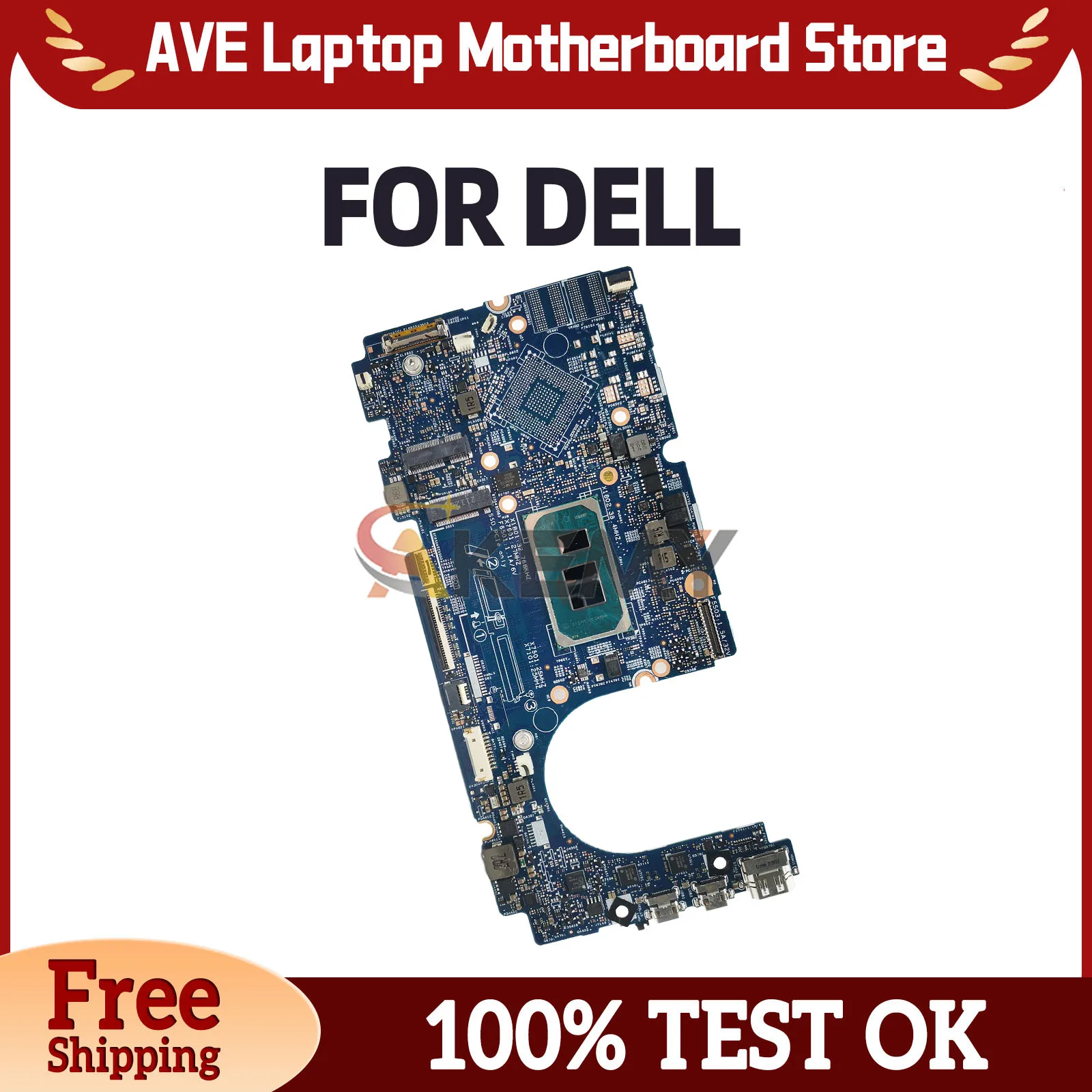 

203121-1 Motherboard For DELL Inspiron 13 5310 0HMVCY 00DMJ6 0P2TVG 0MJKYW 0RX57J Laptop Mainboard I3 I5 I7 11th Gen 8G/16G