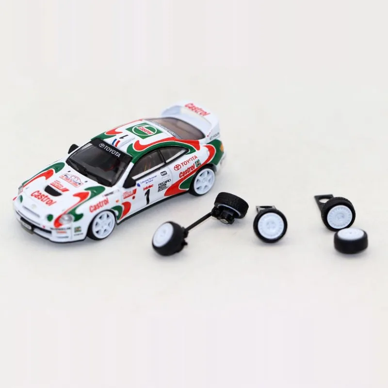 

BMC 1:64 Toyota Celica ST205 1995 Turin Rally car Simulation alloy model, boys' toy, adult collectible ornament.