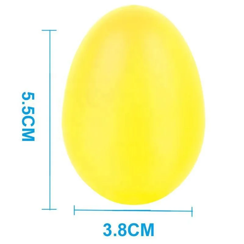 

Wholesale Price Colourful Colour Available Mini Plastic Sand Egg Musical Instrument