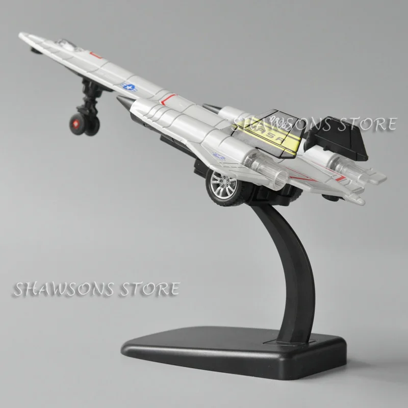 1:150 Scale Diecast Military Aircraft Model Toys SR-71 Blackbird Scout Reconnaissance Plane Miniature Replica With Sound & Light