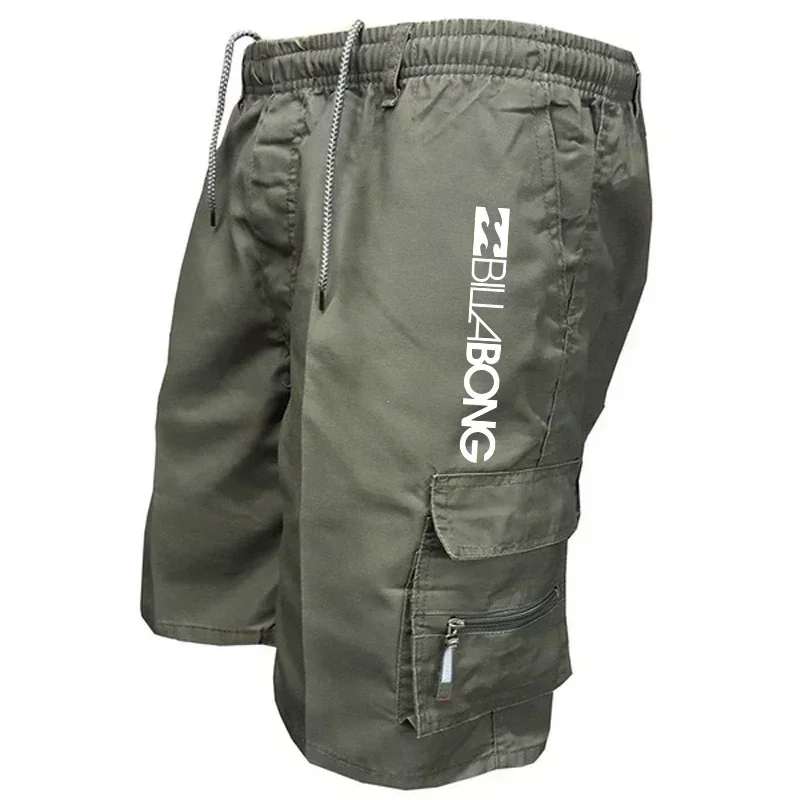 2026 Men's Casual Workwear Summer New Style Shorts Fashion Multi-Pocket Running Shorts Loose Sport Basketball Coach Shorts