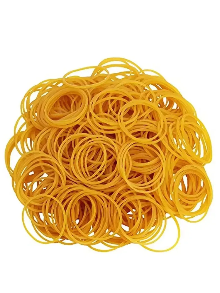 100 Stück hochwertige Gummibänder, elastische Bänder, Büro-Gummiringe, stark dehnbar, für Zuhause, Schule, Büro, Organizer, Zubehör, 38 x 1,4 mm