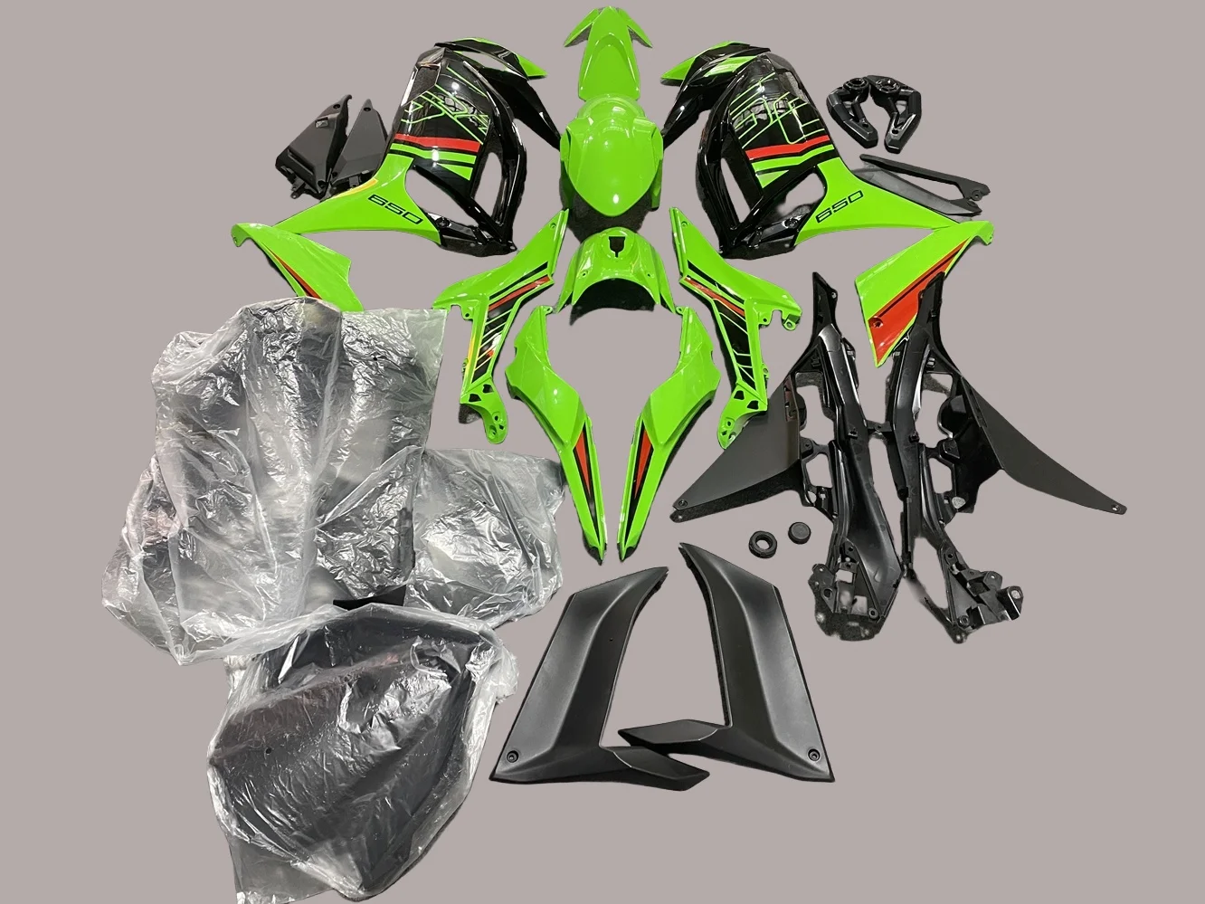 Fit for NINJA 650 ER-6F EX650 2020 - 2023 Motorcycle Accessories Fairing Kit Set NINJA650 2022 ER6F 2021 20 21 22 23 green black