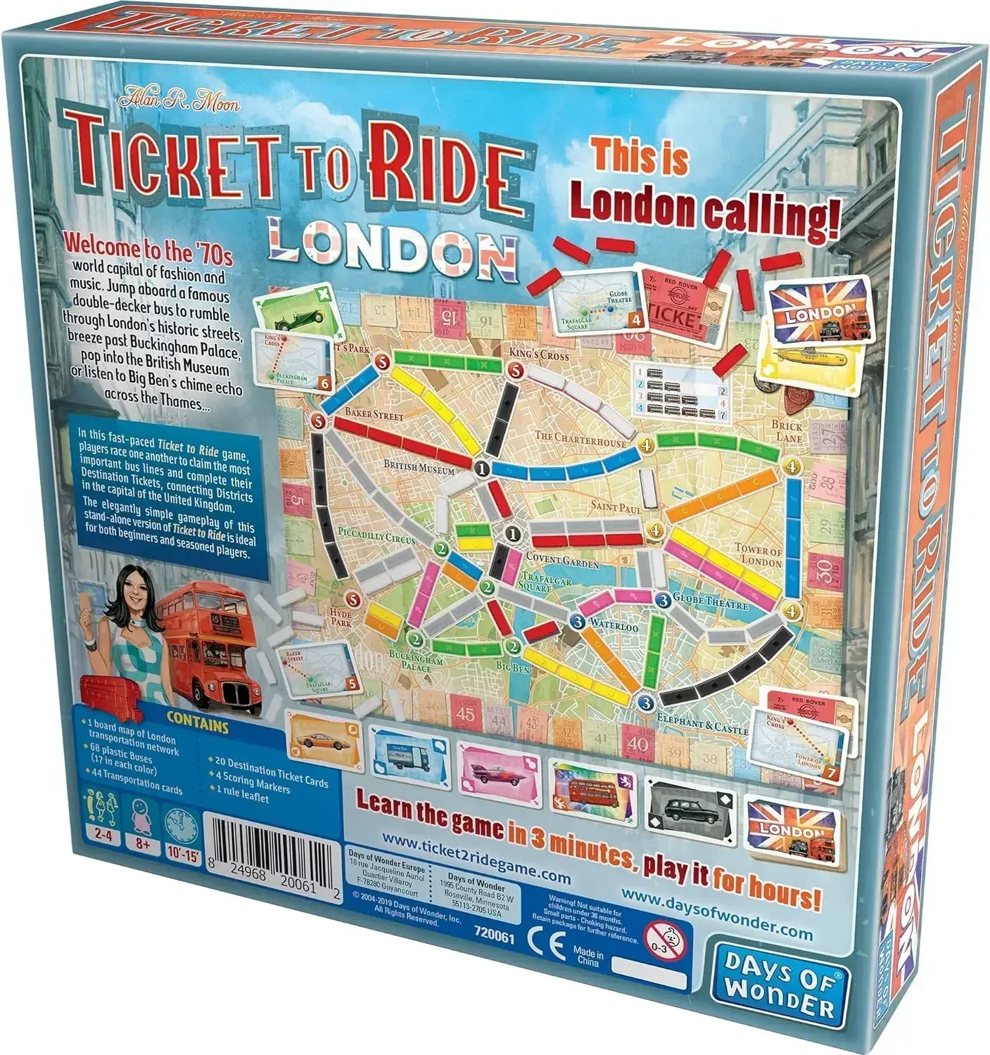 Ticket to Ride London Board Game English Family Multiplayer Friends Party Play Cards Game Plot Collection Toys Gifts