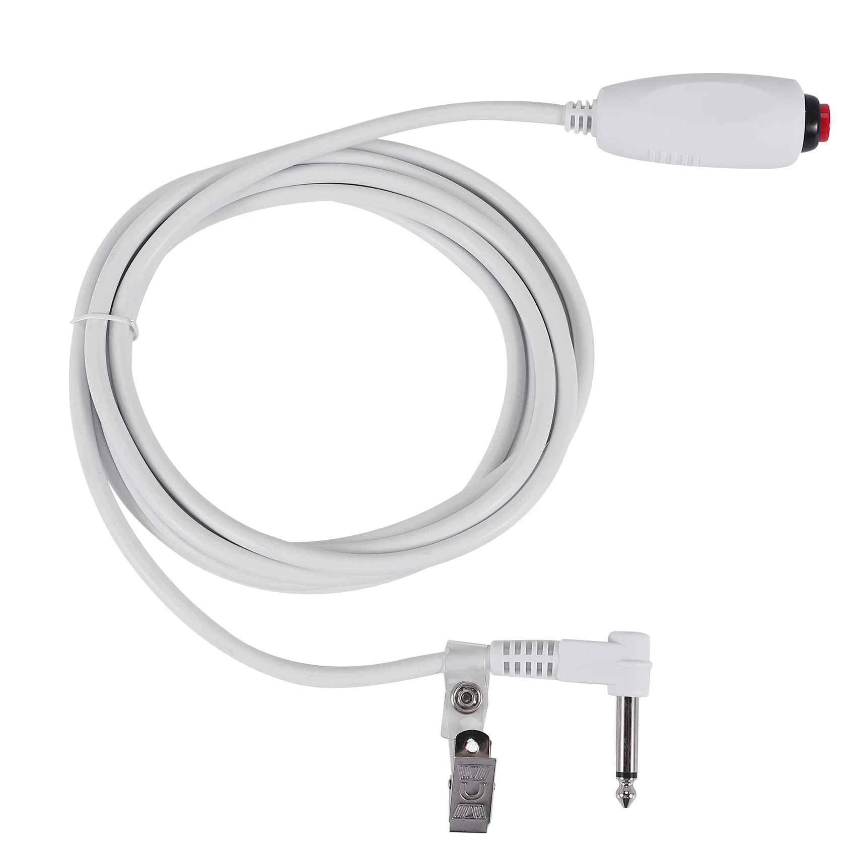 ABGQ Nurse Call Cable 6.35mm Line Nurse Call Device Emergency Call Cable with Push Button Switch