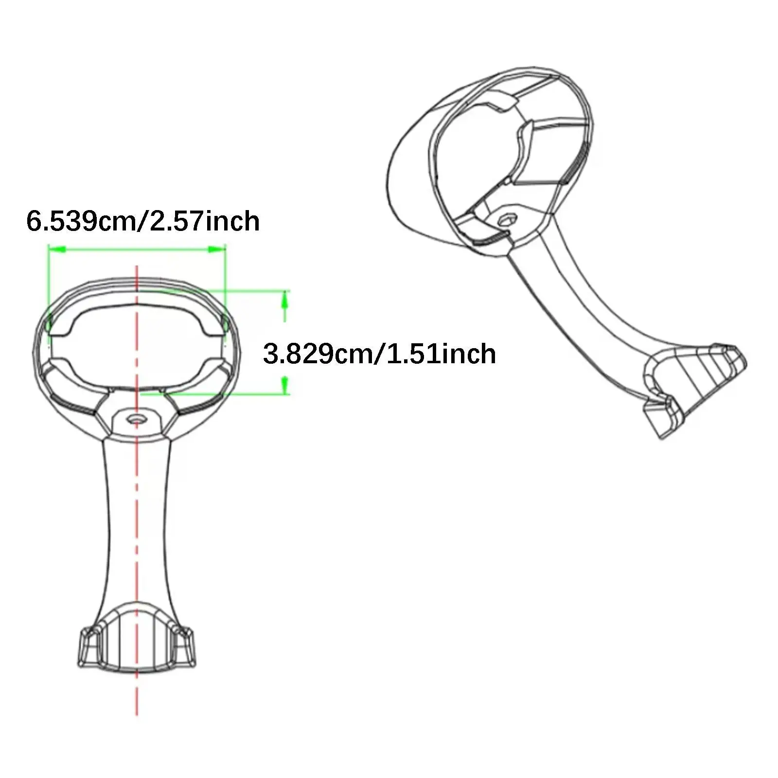 Barcode Scanner Stand Multifunctional Part Accessories Ergonomic Support Holder Scanning Bar Stable Base for Warehouse Logistic