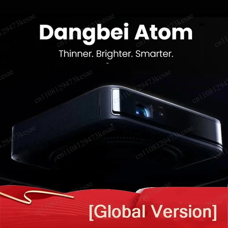 1080P FHD ALPD Laser Projector 1200 ISO Lumens Google TV Netflix 3D DLP HDR10 HLG Auto Focus Auto Keystone Dolby Audio Portable