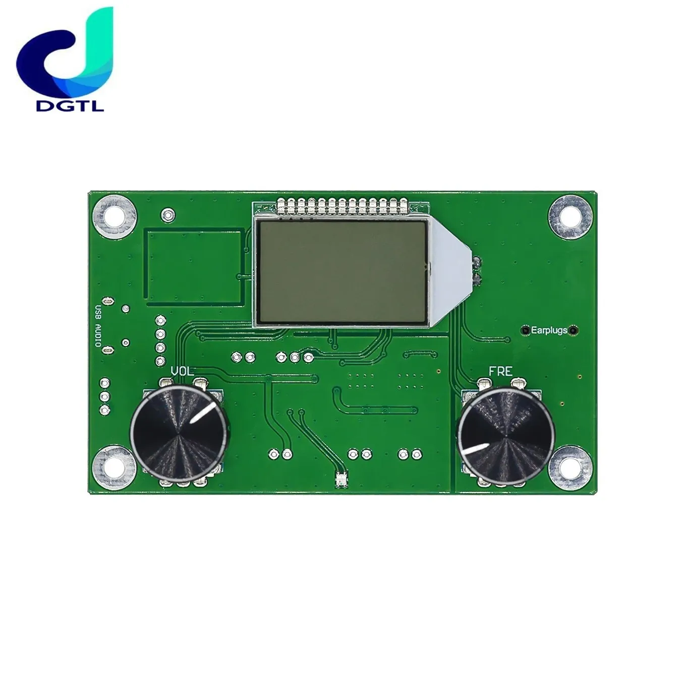 DSP PLL Digital Stereo FM Radio Receiver Module Board 87-108MHz With Serial Control Frequency Range 50Hz-18KHz Controller