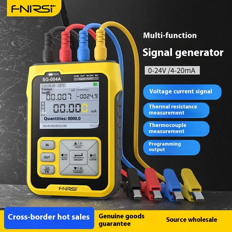 2025 حار SellFnirsi SG-004A مولد إشارة التناظرية متعددة الوظائف 4-20Ma الحرارية المقاومة شرط الموجي للجهد و C
