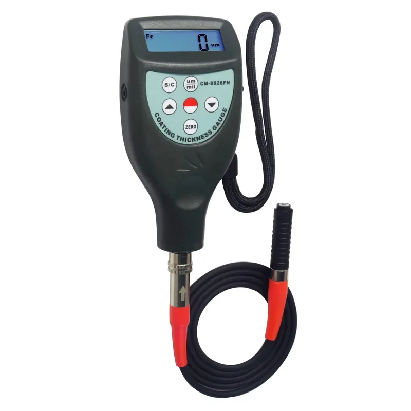 LANDTEK Digital Paint Coating Thickness Gauge CM8826FN External Probe Magnetic Induction/Eddy Current(F/NF)1250um