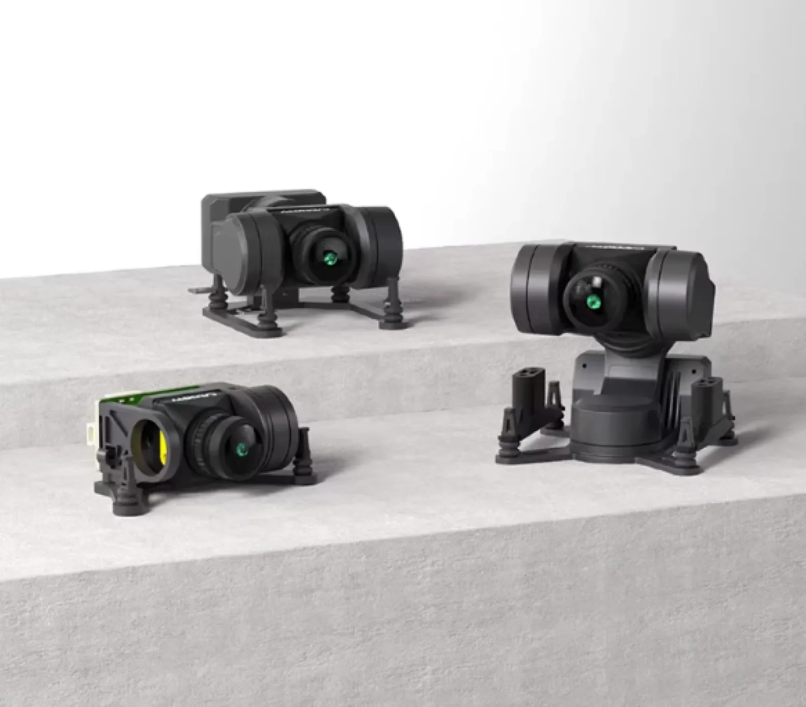 Original GM1 GM2 GM3 FPV Gimbal Head Tracking Caddx (No Camera) For FC FPV 19mm Camera Avatar HD Goggles UAV view 5