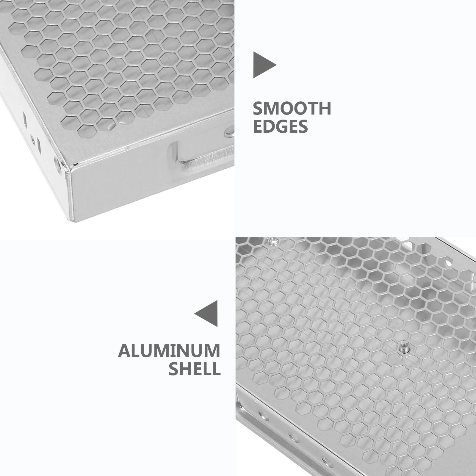 Switching Power Supply Aluminum Enclosure Box Compact Heat Resistant Industrial Electronic Case for DIY Conversion view 6