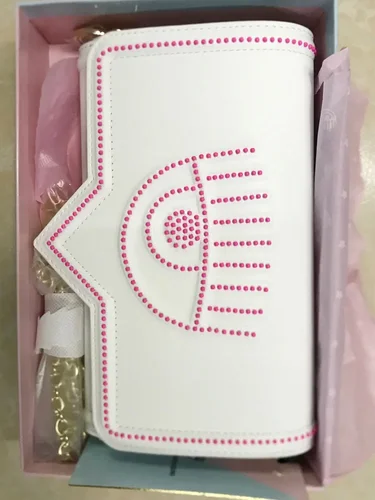 Imagen 2 del producto 2025 Bolso tipo billetera con cadena y ojos en relieve para mujer, bolso de mano para cena