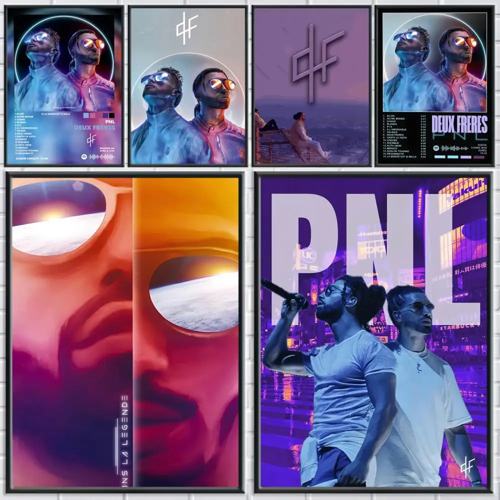 Rapper P-PNL Poster Room Wall Art Decor Waterproof Stickers For Home Bar Bedroom Decoration