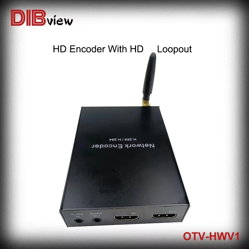 OTV-HWV1 H264 H265 iptv video streaming hd wifi ip hd encoder with TF card storage