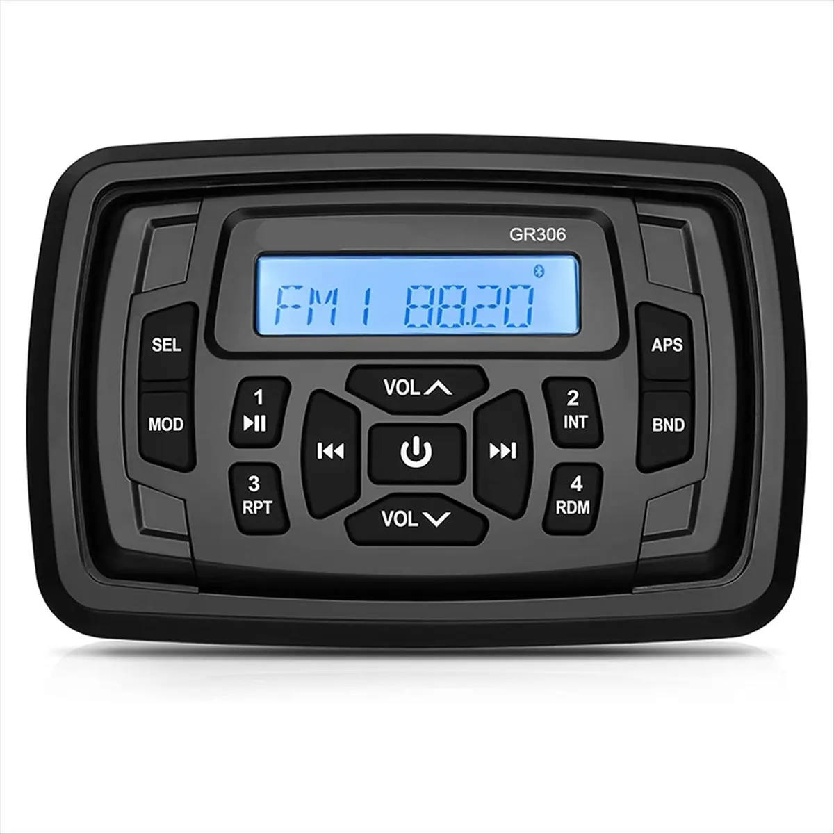 【Home-Accessories】Marine Stereo Boat Radio Waterproof Bluetooth FM AM Digital Media Audio Player for Yacht Gauge ATV UTV Cart M