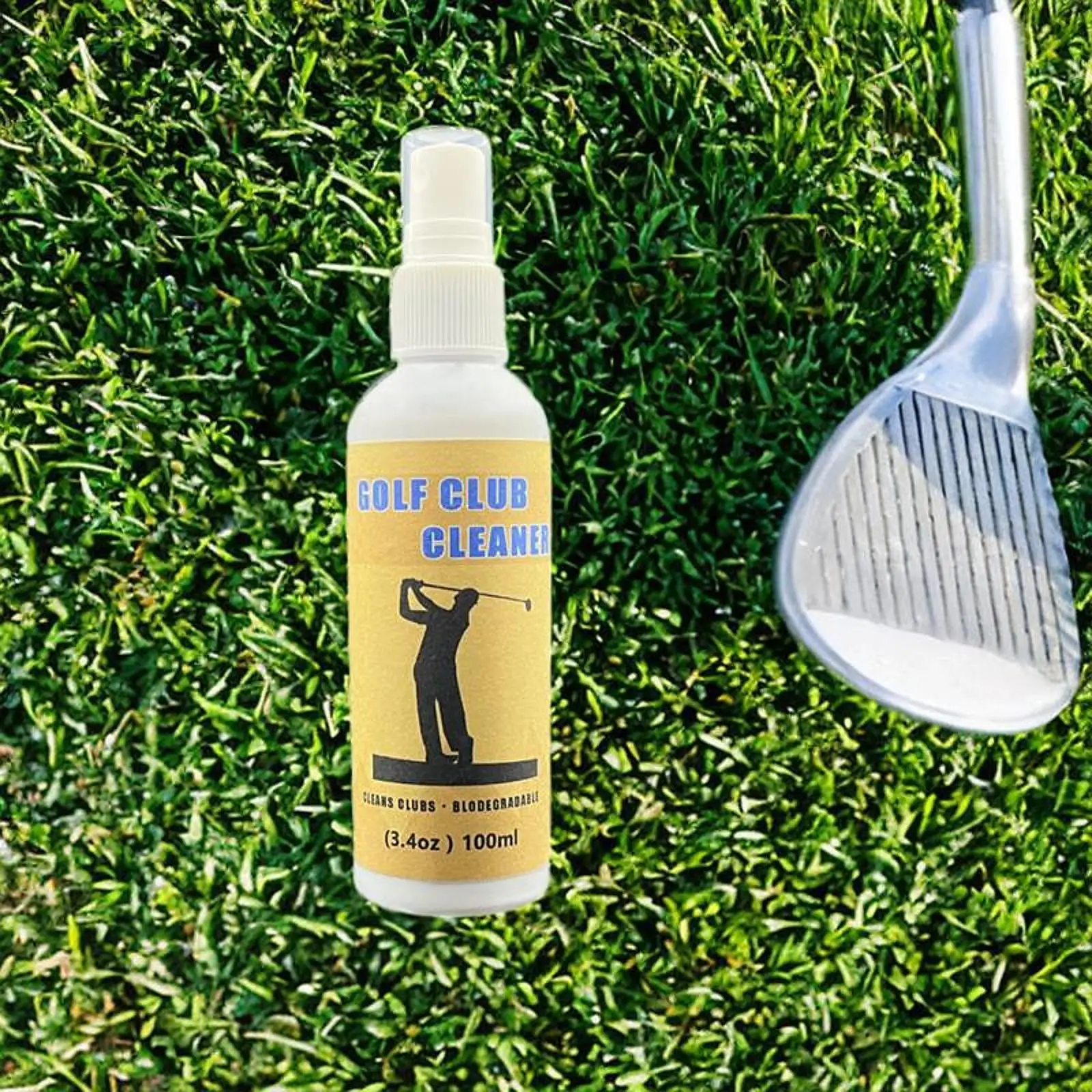 Rod Cleaning Spray 100ml Grassland Golf Club Cleanser for Bags Shoes Irons