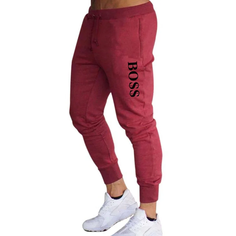 Neue Jogging hose Männer Sport Jogging hose Laufhose Hosen Männer Jogger Baumwolle Track pants Slim Fit Hose Bodybuilding Hose