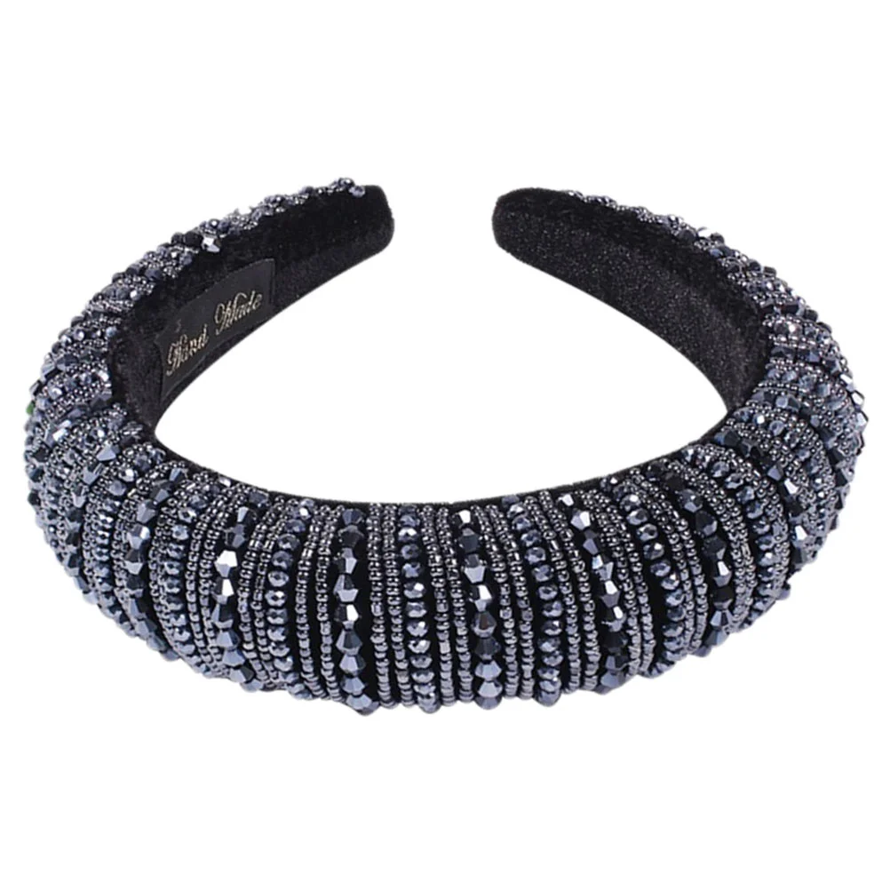 Hair Bands Glitter Hoop European American Crystal Headband Women Wedding Women's