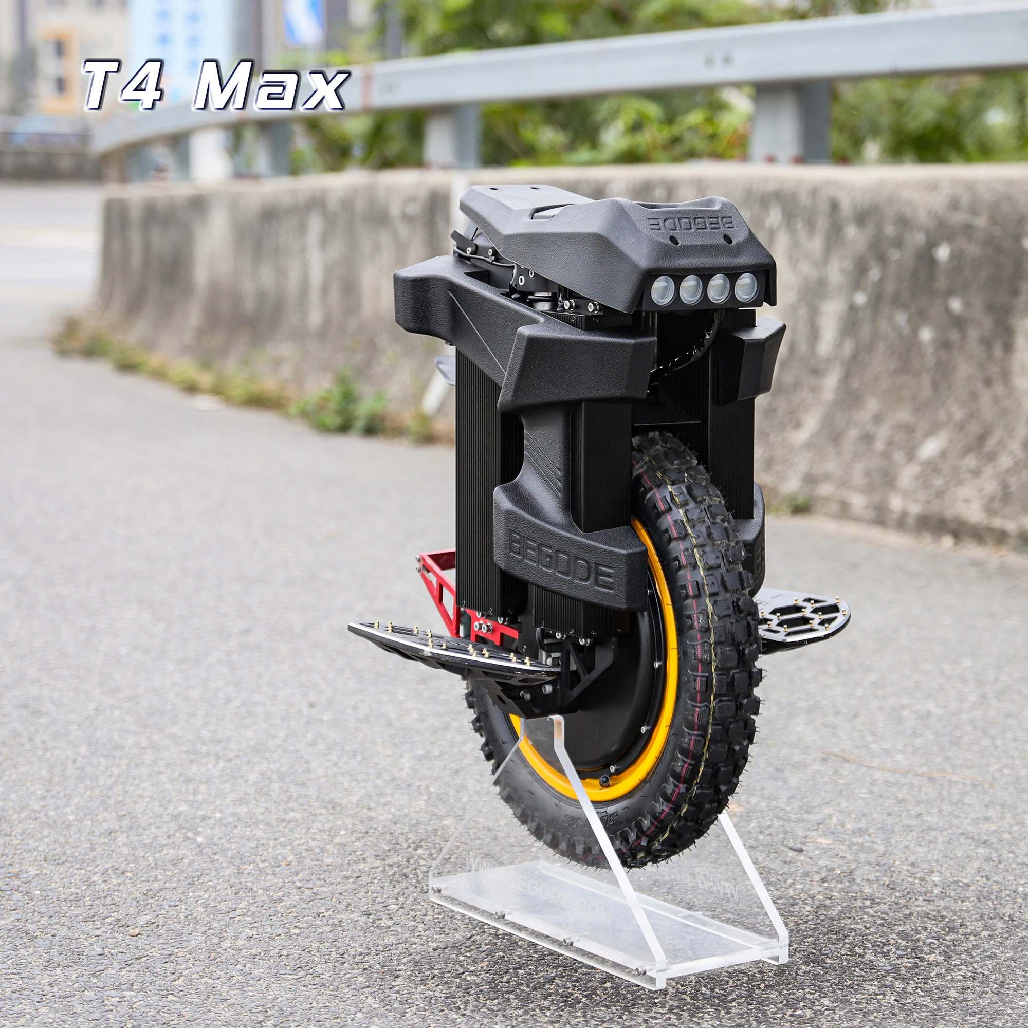 BEGODE T4 Max Electric Unicycle 100.8V 50S Battery 3000W Motor DS200 Bidirectional Damping 12inch Off Road Tire 85km/h SpinSpeed