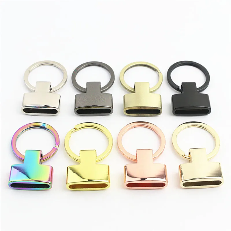 

20Pcs 22mm Metal O Ring Keychain Buckle Webbing Cord Bag Strap Hanger Connection End Clasps Hook DIY Hardware Accessory