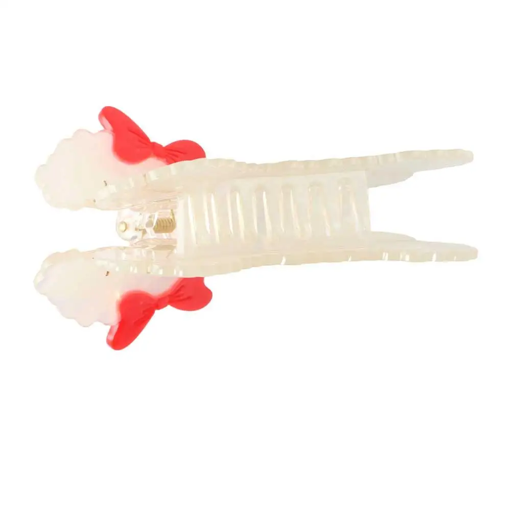 Pinzas para el cabello de acetato con lazo, Clip de tiburón Ins, perro caniche para niñas, Clip de tiburón coreano, pinzas para el pelo de animales, soporte para cola de caballo, horquillas para mujer