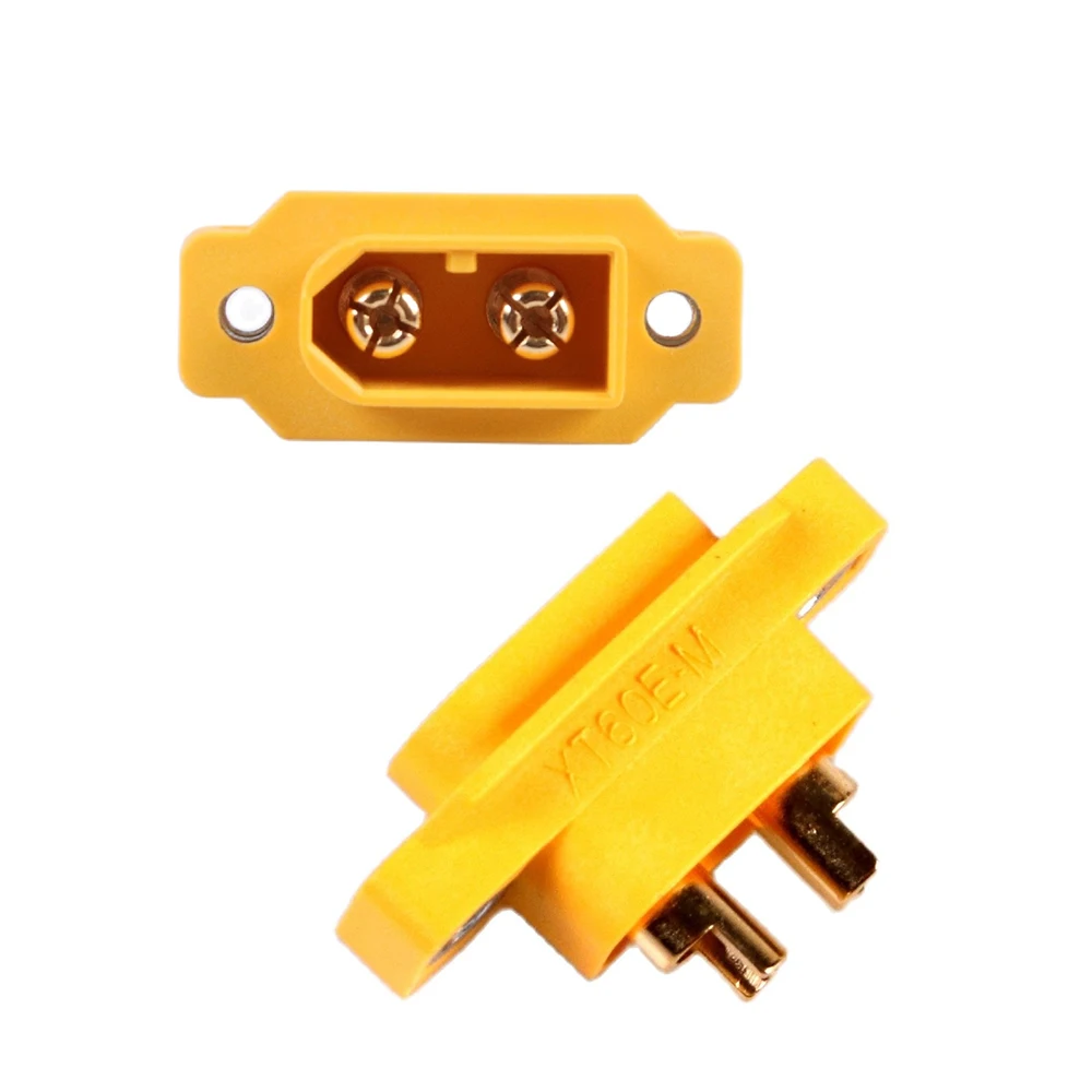 AMASS XT60E-M Connector Plug PV Racing Fixed Male XT60E Connector for RC Car Drone Aircraft ESC Battery DIY Spare Part