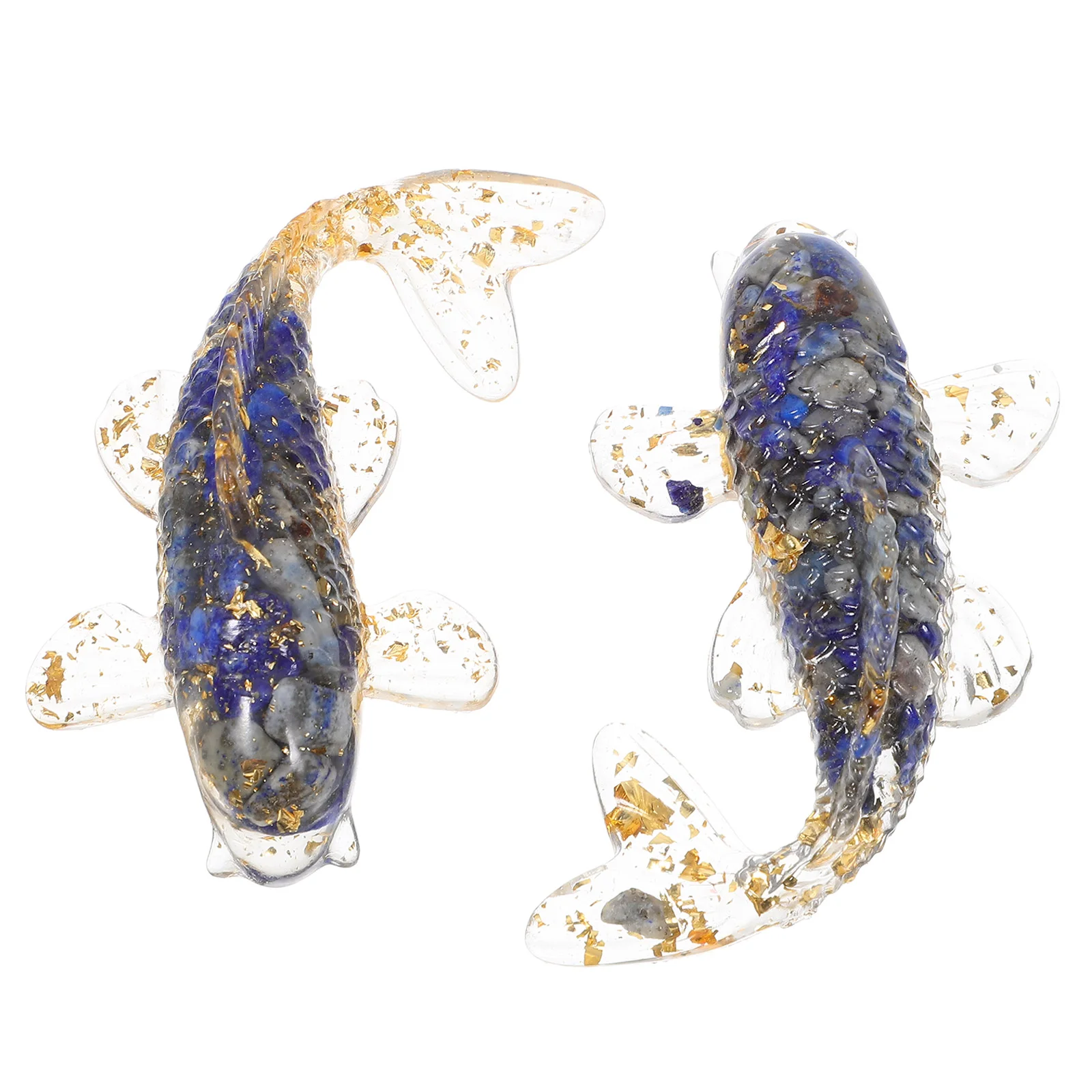 

2 Pcs Toy Koi Fish Ornaments Lovely Decor Artificial Household Aquarium Jellyfish