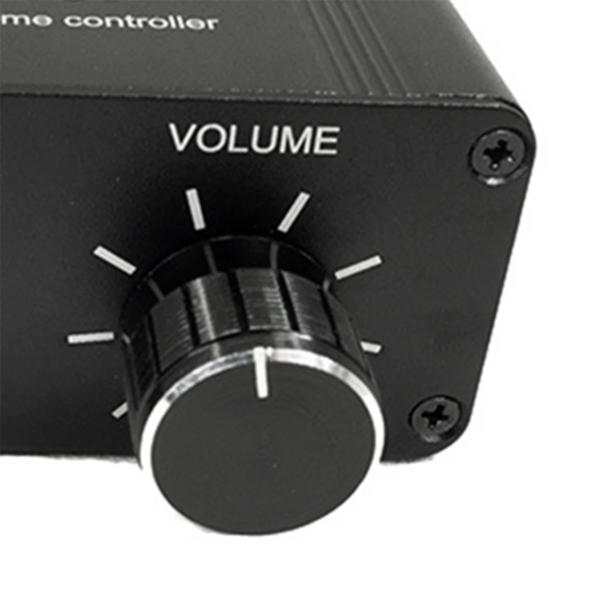 ABZV-3.5mm rca controlador de volume portátil pré amplificador W-10P estéreo canal duplo áudio mini equilíbrio música som em casa
