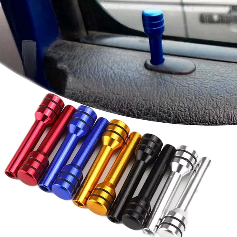 

Aluminum Alloy Color Car Security Door Latch Personalized Modification Car Bolts Universal Car Interior Door Lock Knob Pull Pin