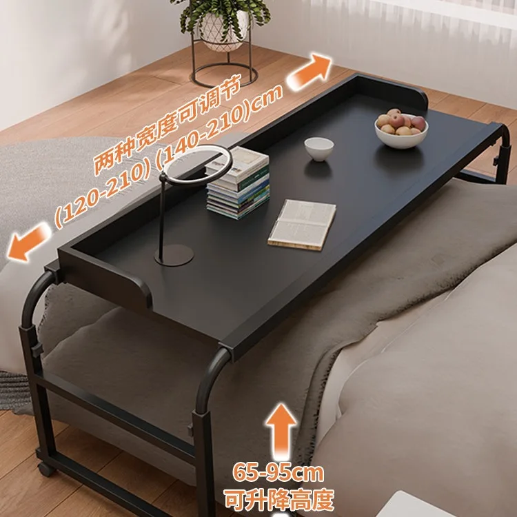 Movable cross-bed can lift 1.2 meters lazy bed table girls bedroom computer table bedside end