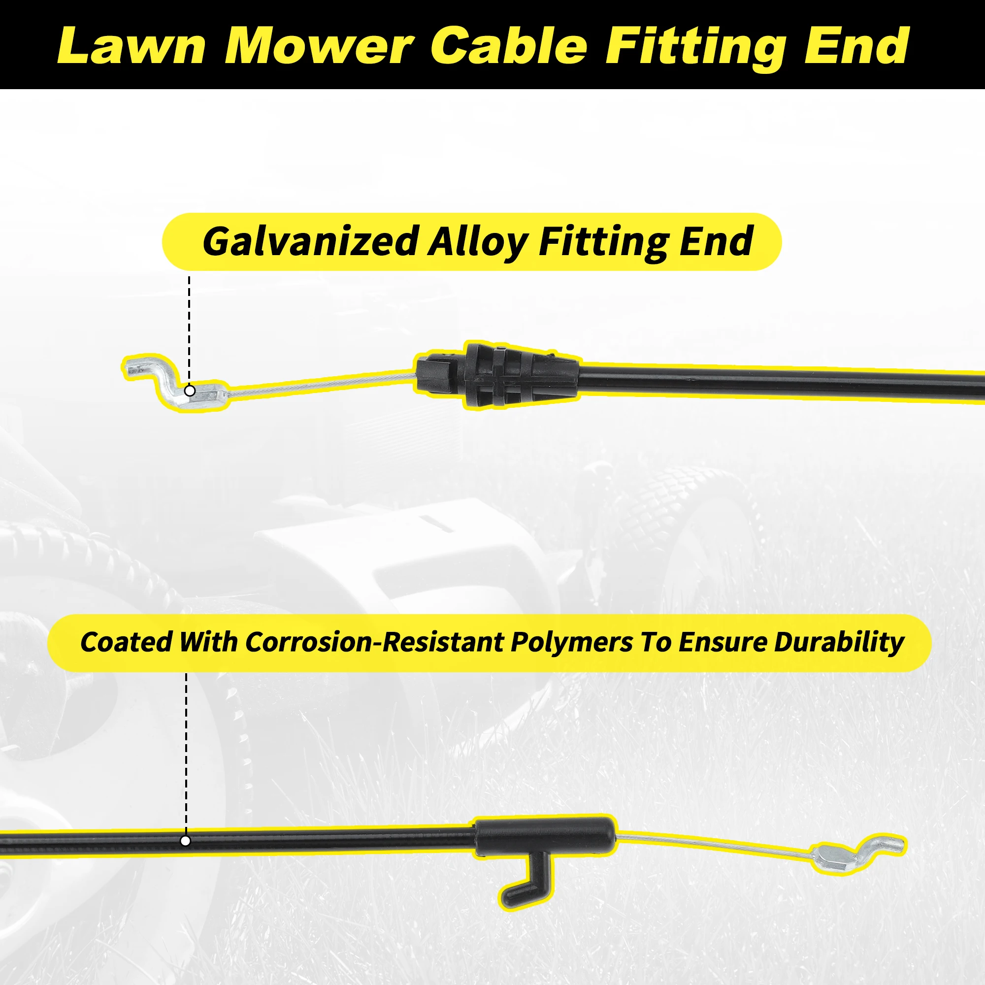 สายควบคุมเครื่องตัดหญ้า UXCELL รุ่น No.946-04703A สำหรับ Troy-Bilt TB105/TB115/TB120/TB125