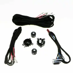 1Set Rear Door Loudspeaker Tweeter Car Speaker and Cable Wires for VW Golf MK5 MK6 Rabbitt Scorocco 5KD 035 411A 7L6 868 243