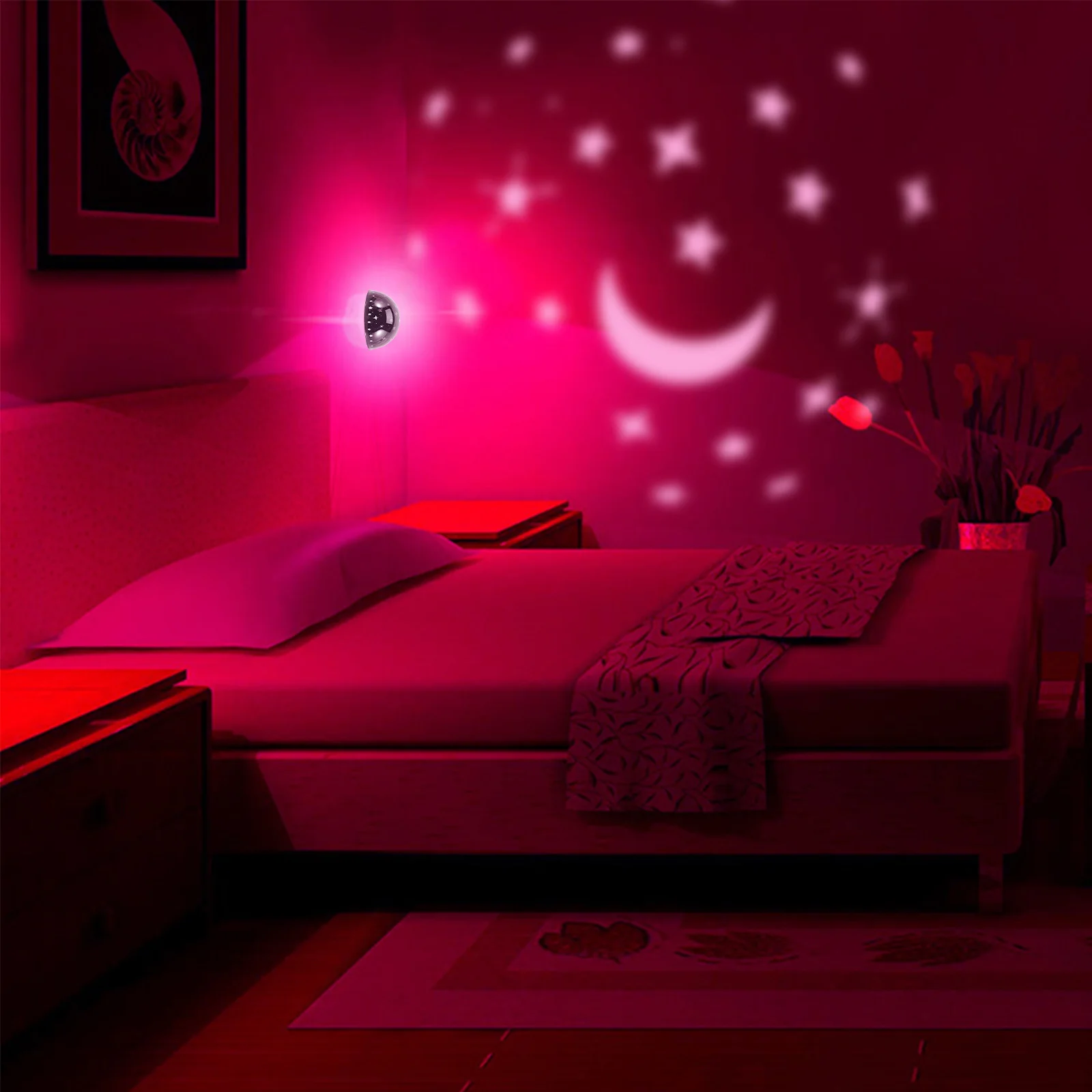 

20Pcs Sky Atmosphere Lamp Shade Romantic Bedroom Night Light Projector Cover Room Decoration Christmas Gift