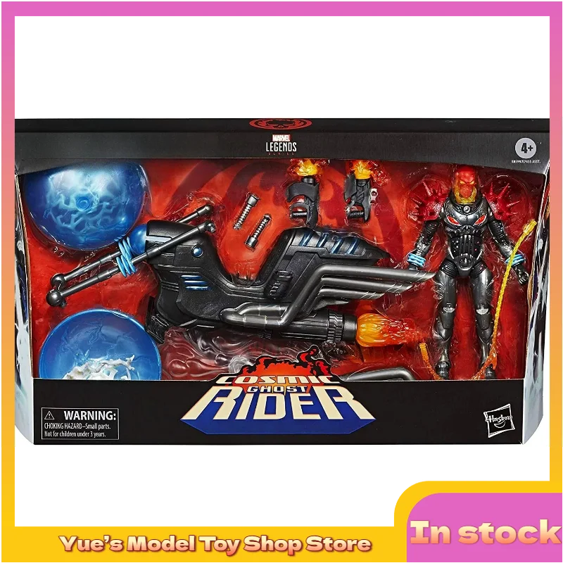 【in-stock】hasbro-marvel-universe-ghost-rider-motorcycle-vehicle-6-inch-movable-robot-doll-model-toy-collection-gift