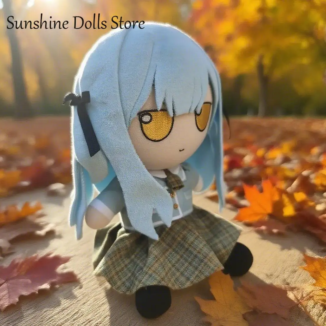 

20-сантиметровая аниме-фигурка Тогава Сакико из BanG Dream! Мягкая игрушка-подушка Fumo Series: милая плюшевая кукла из хлопка для косплея, мультяшный сидячий плюшевый зверёк