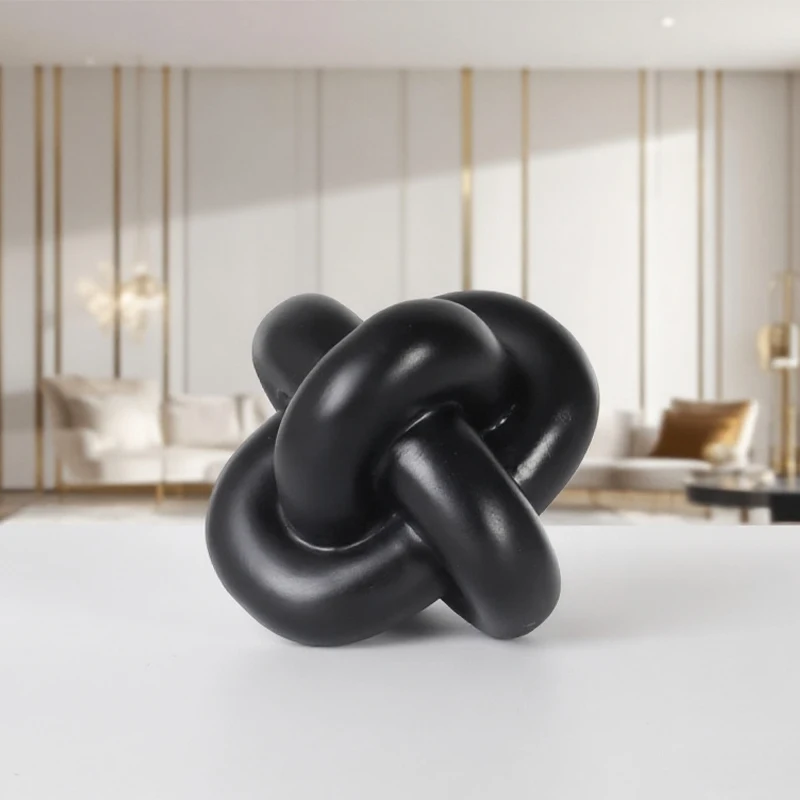 Geometric Ring-Shaped Decorative Piece for Desktop