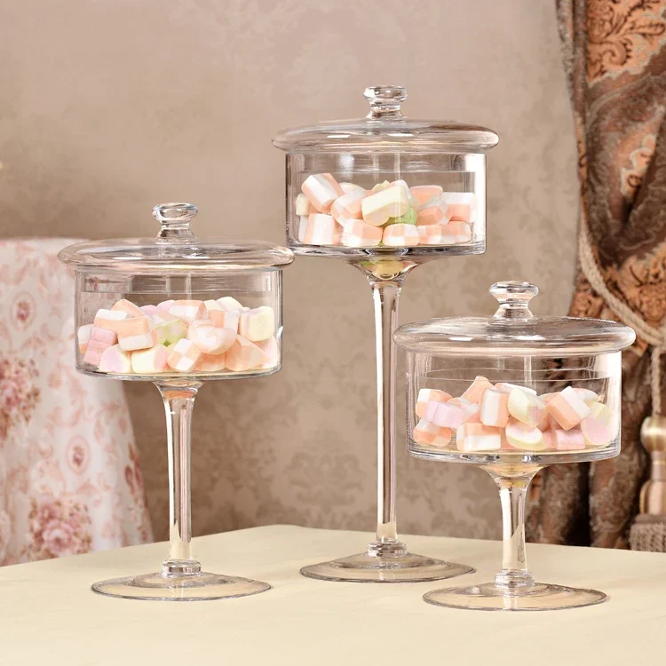 

Transparent Glass Cupcake Stand Glass Cover Wedding Dessert Display Stand Decoration Plate Bakeware Kitchen Accessories Bar