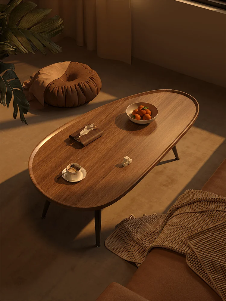 

Wabi-sabi coffee table small apartment light luxury household living room modern simple side few bedrooms simple rental house sm