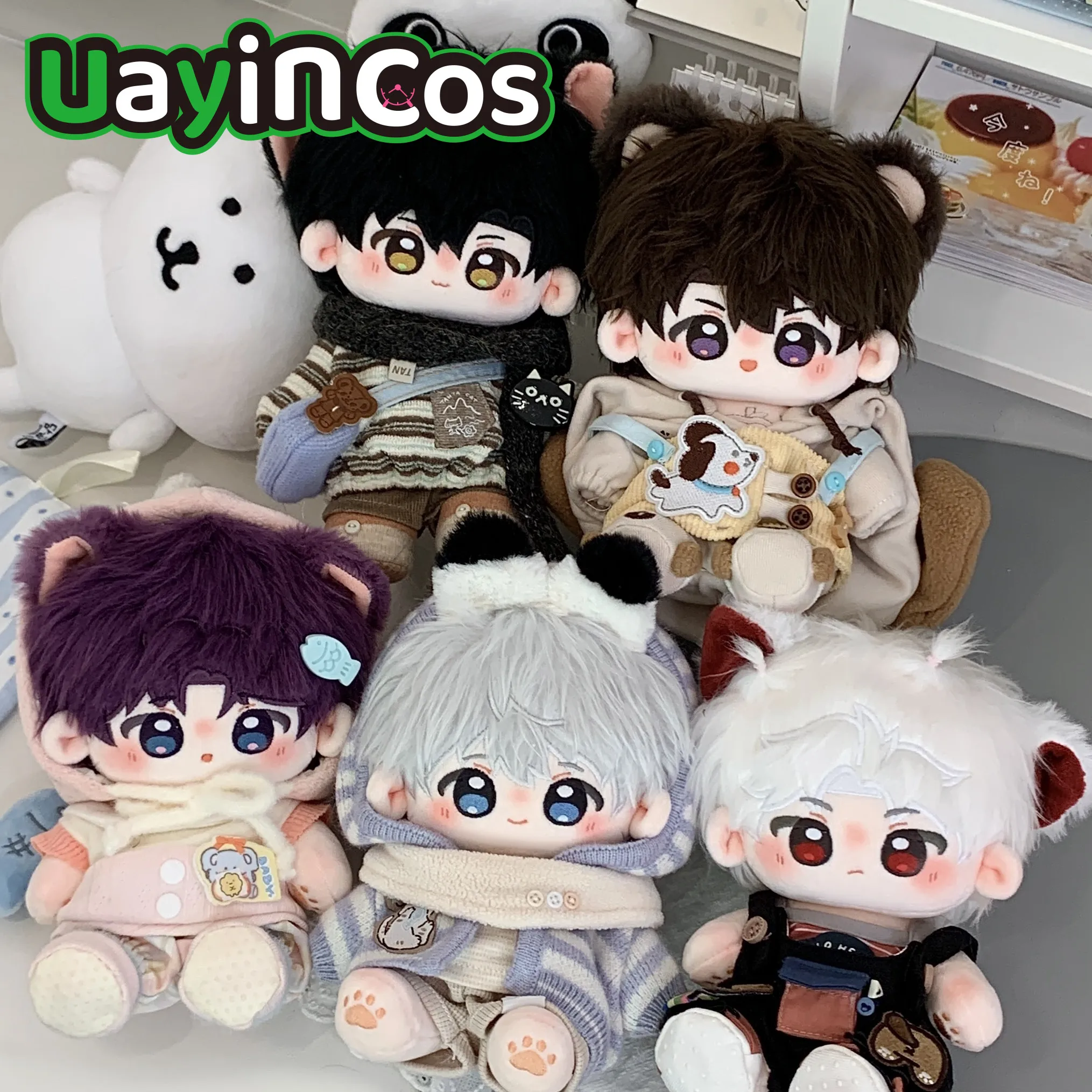 

В наличии 20 см Love and Deepspace Sylus Rafayel Zayne Caleb Xavier Мягкие плюшевые куклы Одежда Подушка Фигурка Игрушка Детский подарок