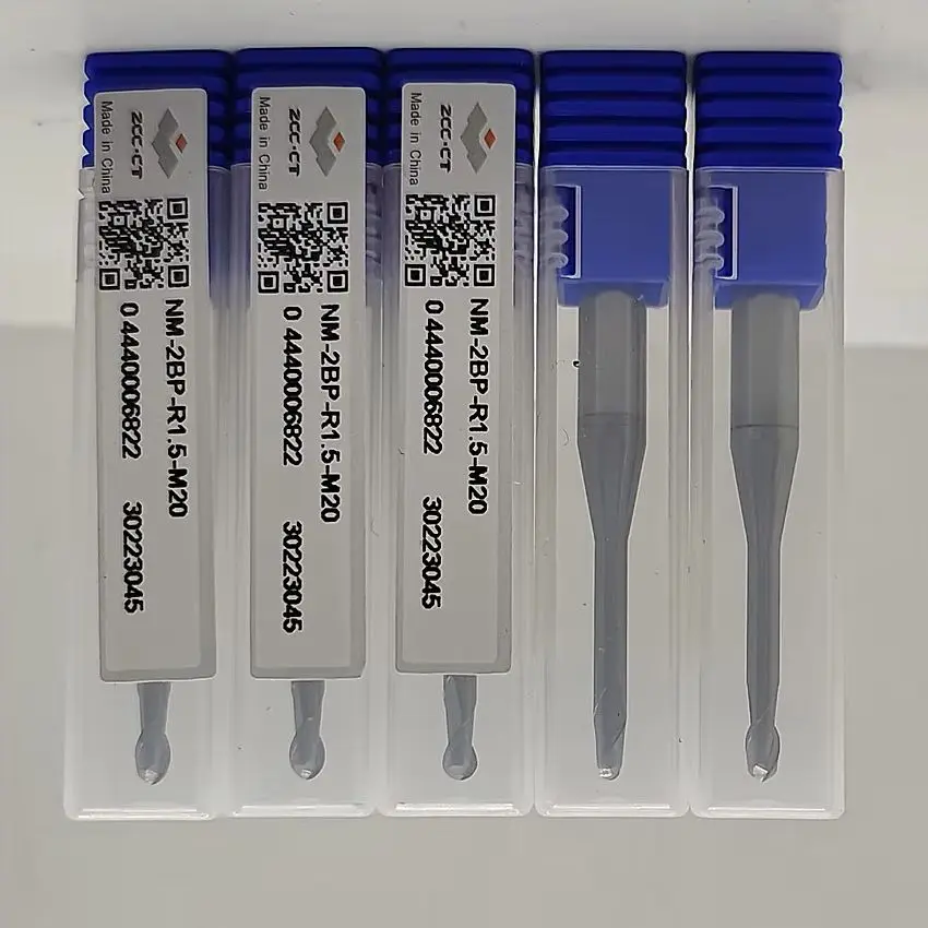 

NM-2BP-R1.5-M10/NM-2BP-R1.5-M20/NM-2BP-R2.5-M16/NM-2BP-R2.5-M25 ZCC.CT NM-2BP 2 flute end mills 2T Ball End Mills