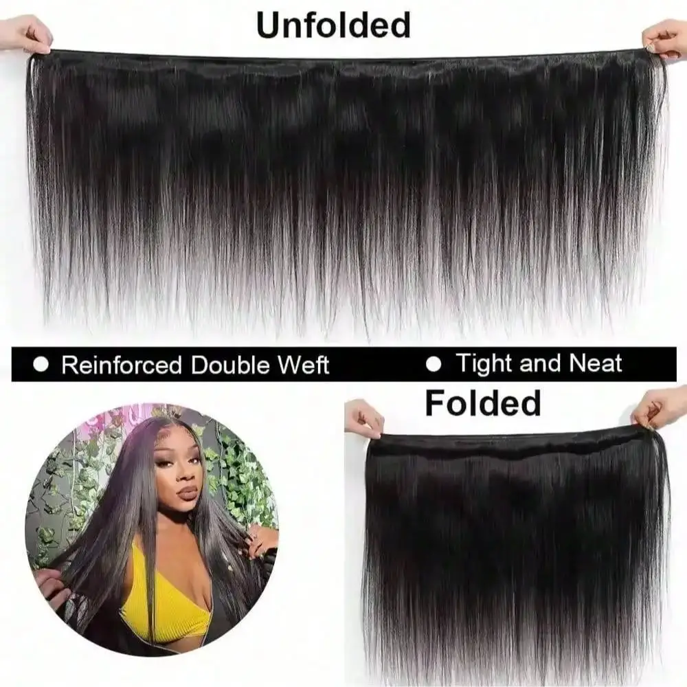 8-32 Inch Bone Straight Human Hair Weave Bundles 12A Brazilian Natural Color 100% Remy Human Hair Extension 1 3 4 Bundles Weft