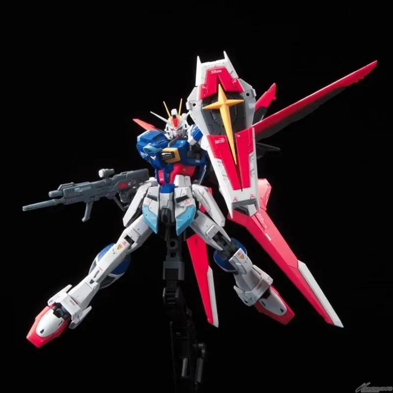 Bandai-figura de acción de GUNDAM RG 1/144 para niño, juguete Original de colección de Anime, ZGMF-56E2/Alfa, impulso de fuerza, especial, en Stock