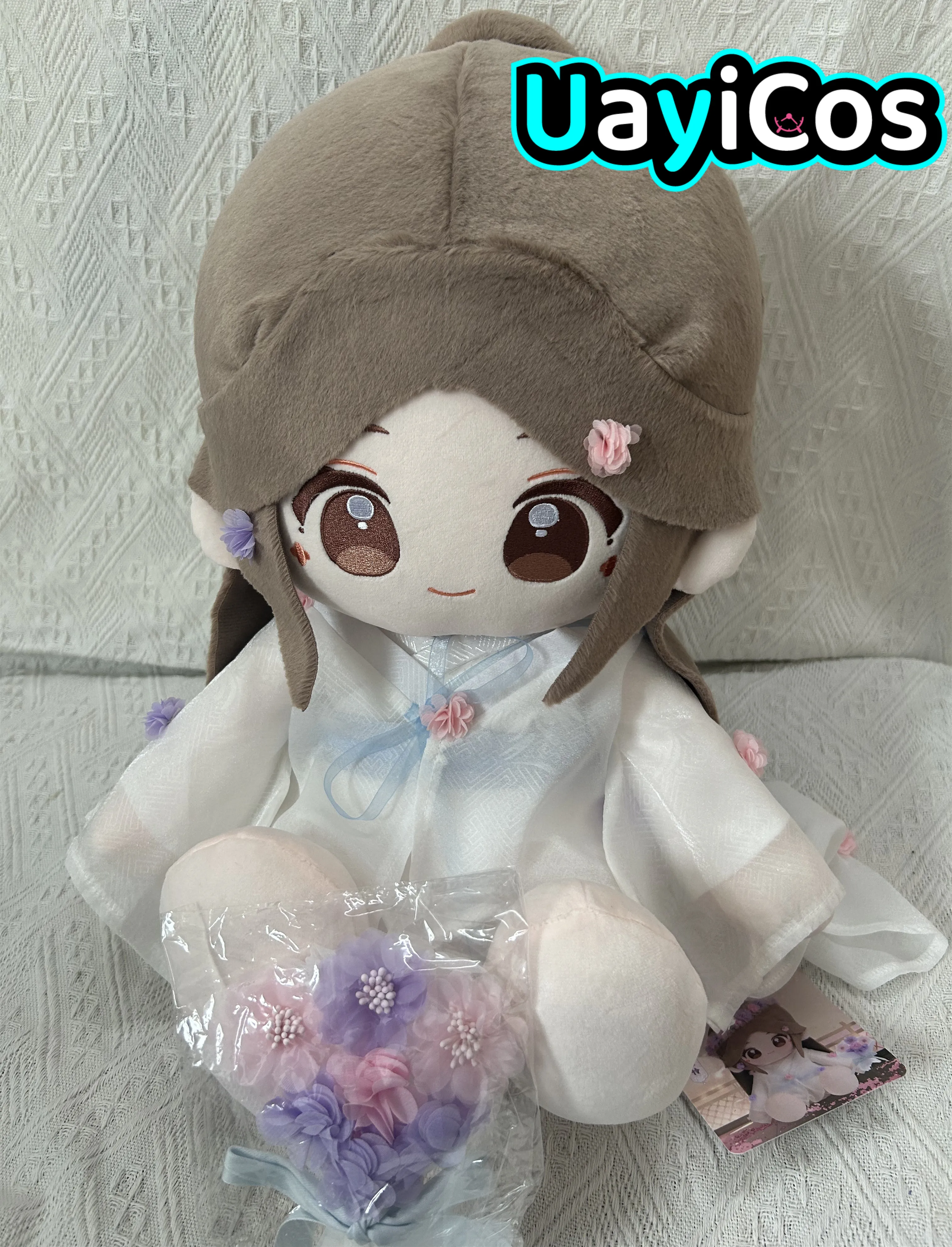 

40cm Official Limited Tian Guan Ci Fu TGCF Hua Cheng Xie Lian Flower Stuffed Plushies Plush Doll Clothes Pillow Anime Game Toy K