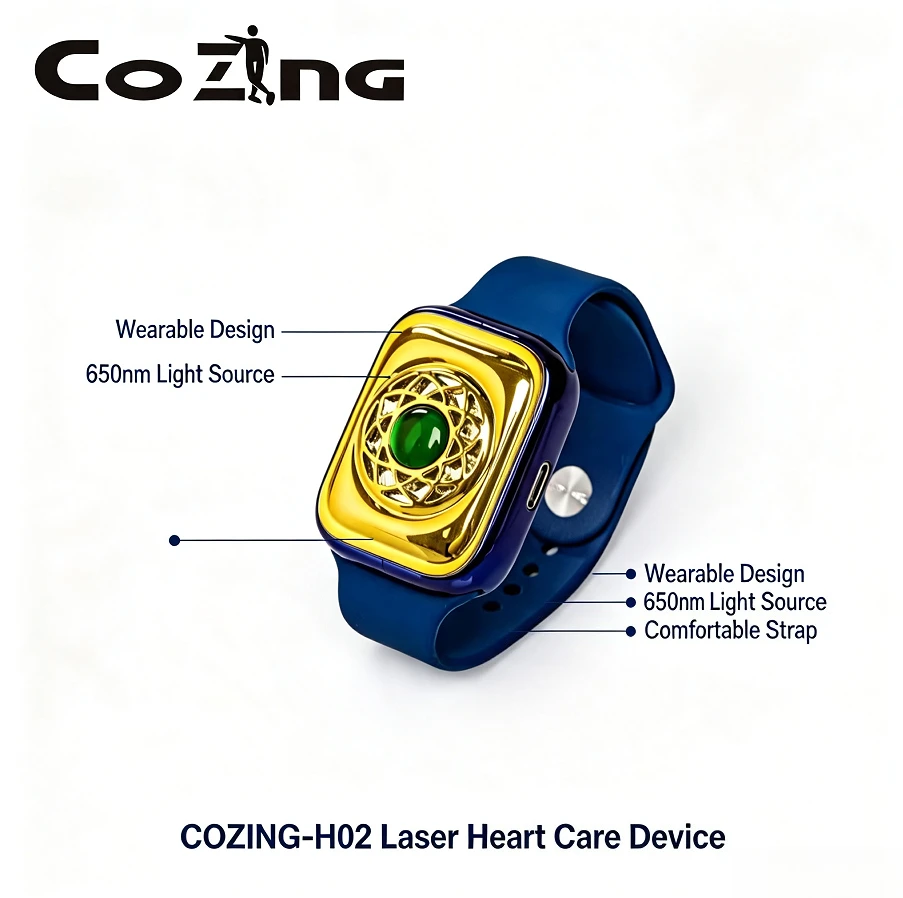 Elderly Laser Treatment 2-in-1 Watch + Necklace – Fix Poor Circulation & Heart Fatigue Relief