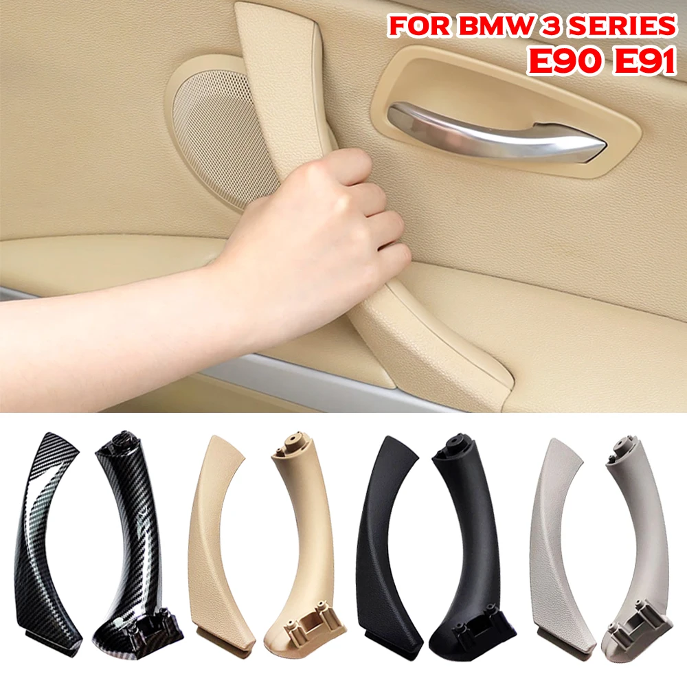

Fit For BMW 3 series E90 E91 E92 316 318 320 325 328i 2004-2012 Upgraded Interior Door Pull Handle With Cover Trim Replacement