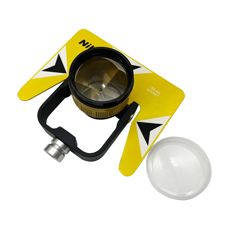 NEW YELLOW SINGLE PRISM FOR TOTAL STATION SURVEYING