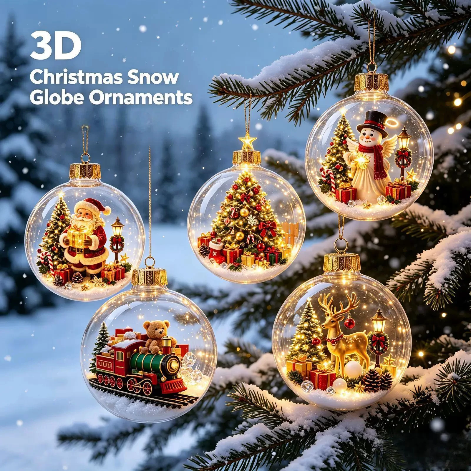 Christmas Tree Hanging Ornaments for Party Atmosphere and Decorations 5