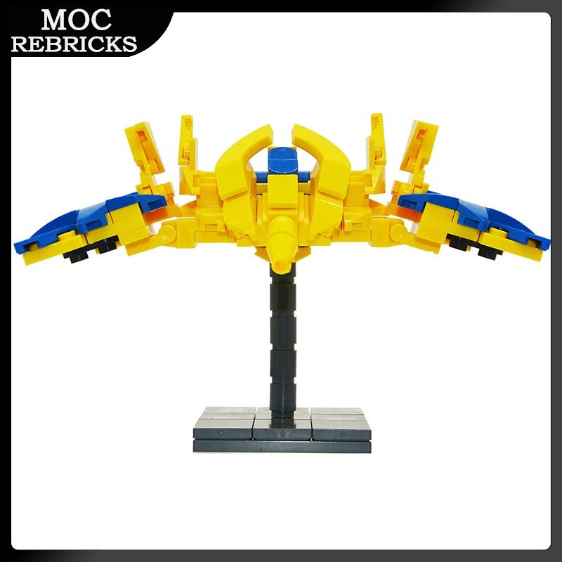 Fantasy Robot Assemble Phoenix Fighter Children For Assembly MOC Building Block Brick Toys DIY Model Boy Birthday Gifts